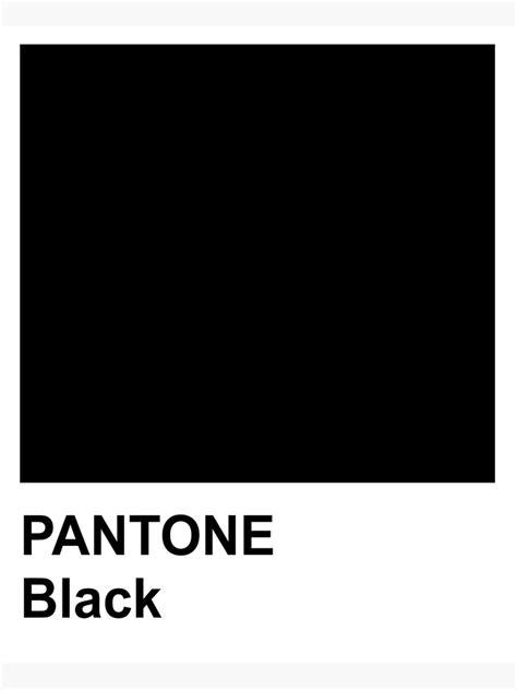 Pantone Black Photographic Print For Sale By Gigimasart Redbubble