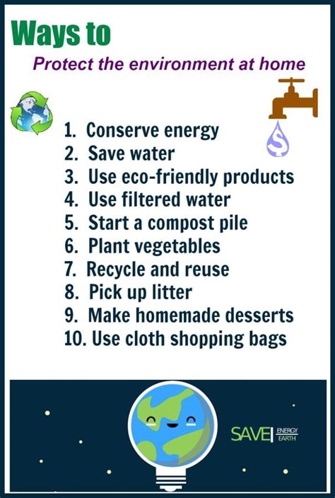 Top 10 Ways to Protect The Environment - Save Our Environment at Home | Our environment, Help ...