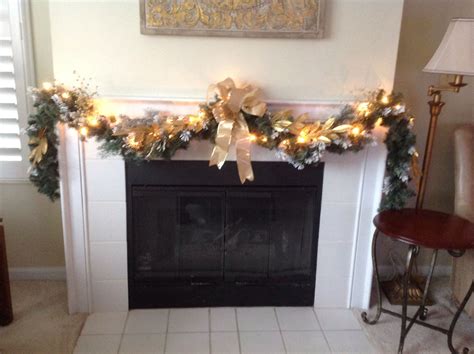 Fireplace Decoration Without A Mantle Christmas Fireplace Fireplace