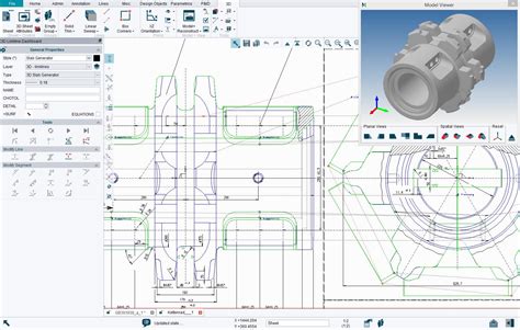 3d Modelling With The Cad Software M4 Drafting