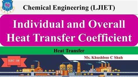 Lec Convection Individual And Overall Heat Transfer Coefficient Chemical Engineering