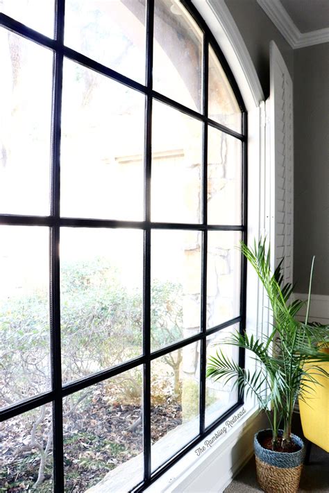 How To Get Gorgeous Black Windows Faux Metal With A Paint Brush And