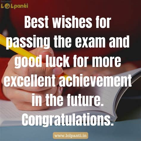 Congratulations Passing Exam Messages Lolpanti