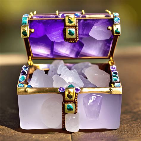 Treasure Chest Of Healing Crystals · Creative Fabrica