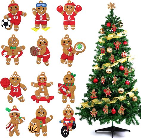 Gingerbread Man Ornaments For Christmas Tree Traditional
