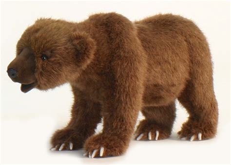 Soft Toy Grizzly Bear By Hansa 58cm 5335 Lincrafts