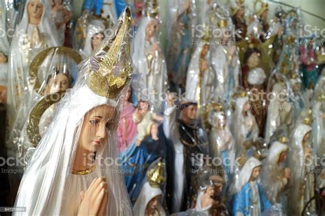 Virgin Mary Statues In The Philippines Stock Photo Download Image Now