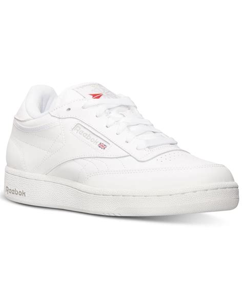 Reebok Men S Club C Extra Wide E Casual Sneakers From Finish Line In White For Men Lyst