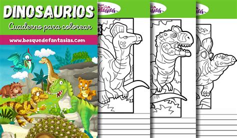 Dibujos Para Colorear De Dinosaurios Para Niños Fáciles De Imprimir