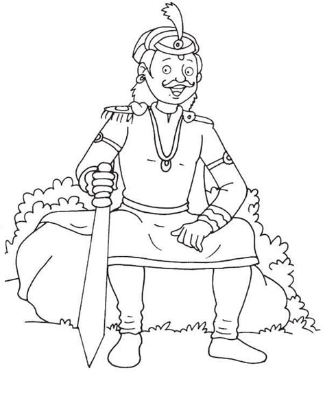 Pythor Holding Sword Coloring Page Printable King Coloring Page My Xxx Hot Girl