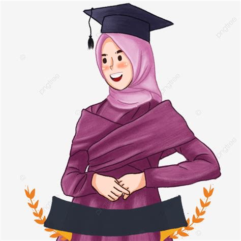 Cute Muslimah Girl Graduation Girl Graduation Cute Girl Graduation