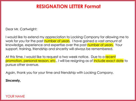 The complete guide to writing your resignation letter including expert tips and free copyable samples and templates. editable resignation letter template - Dorri