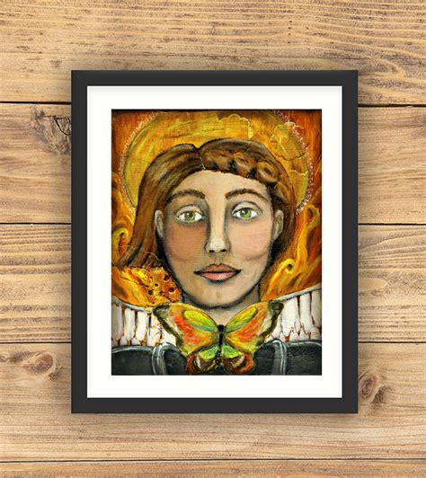 Saint Joan Of Arc Fine Art Print Tru Original