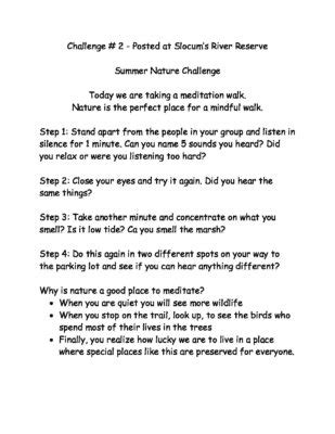 Challenge 2 Dartmouth Natural Resources Trust DNRT