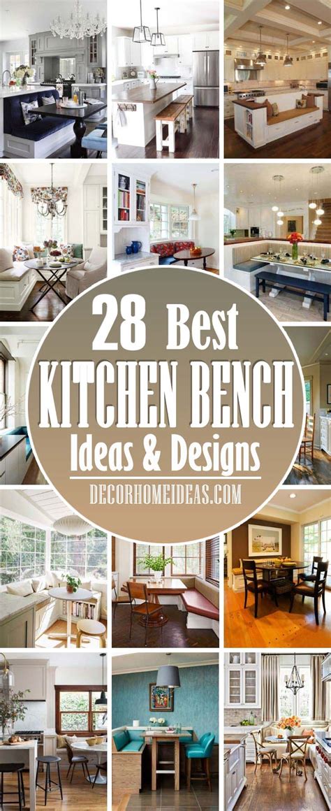 28 Functional Kitchen Bench Ideas That Will Add Even More Comfort And Style