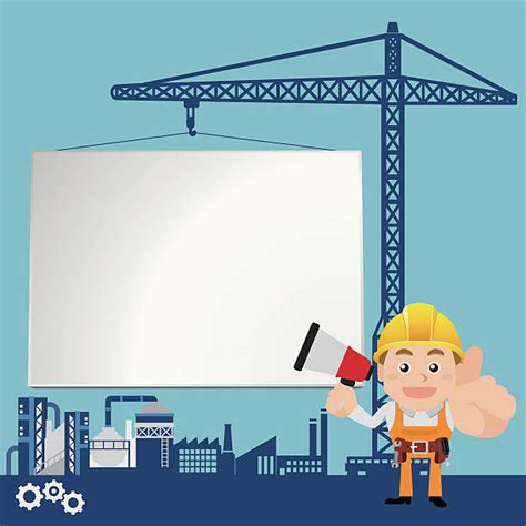 Concrete Construction Worker Cartoon Job Clip Art Vector Images