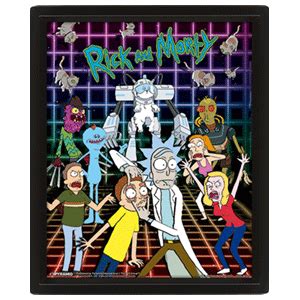 Colección de janeliz ramos • última actualización: Cuadro 3D Rick y Morty: Personajes. Merchandising: GAME.es