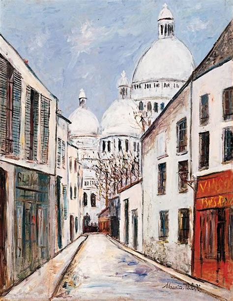 Maurice Utrillo 1883 1955 Le Sacr Coeur Montmartre 1942 104 X 81 Cm