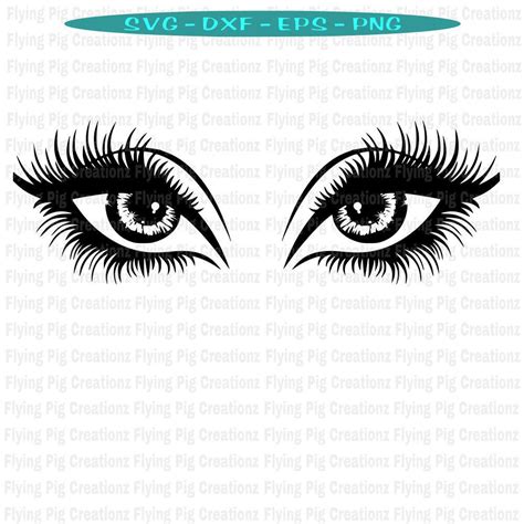 Eyes Svg Eyelashes Svg Eyes With Lashes Svg Woman Eyes Svg Etsy Eyelashes Lashes Lashes Logo