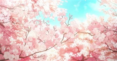Sakura Trees Anime Aesthetic Pink Sakura Tree Anime Aesthetic