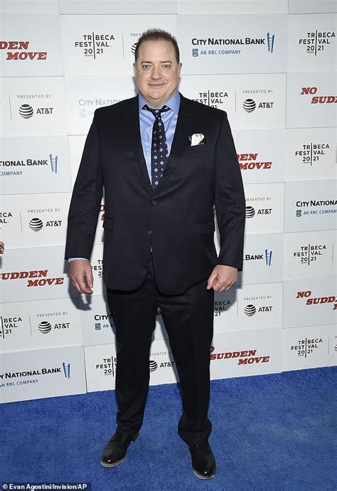 Brendan Fraser Looks Dramatically Different As He Attends No Sudden