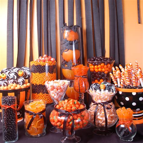 How To Create A Halloween Candy Buffet Halloween Wedding Reception