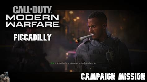 Call Of Duty Modern Warfare Piccadilly Campaign Mission Youtube
