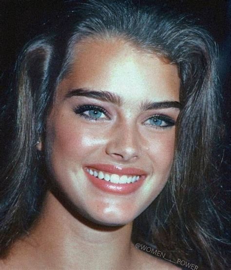 Brooke Shields Joven Brooke Shields Young Natural Eyebrows Growth
