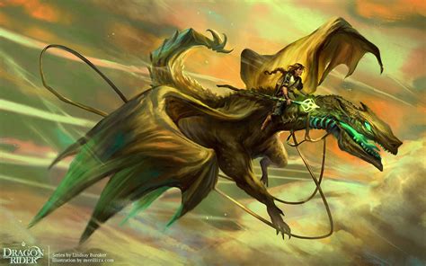 Dragon Rider By Merillizaart On Deviantart