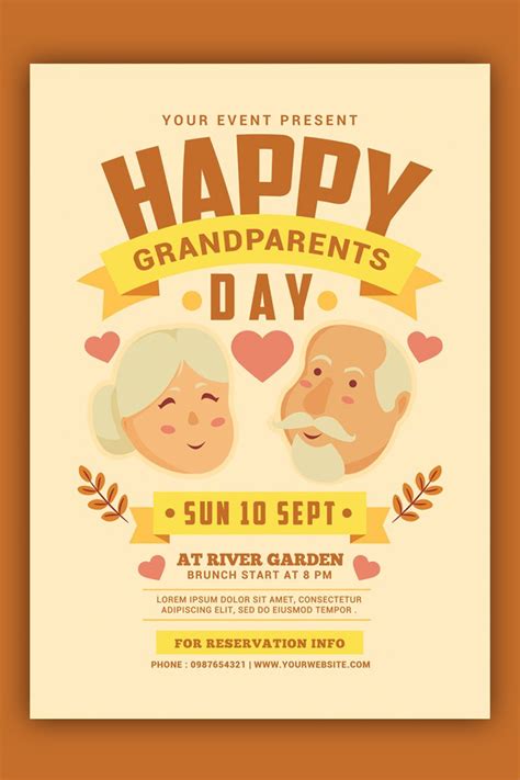 Grandparents Day Flyer Corporate Identity Template Flyer