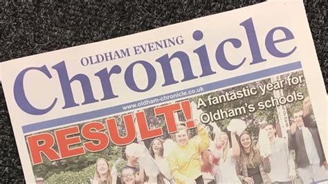 Oldham News Main News Oldham Chronicle Back In Print Oldham Chronicle