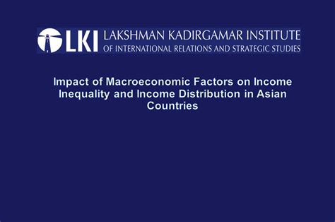 Financial crisis which broke out from united state. The Impact of Macroeconomic Factors on Income Inequality ...