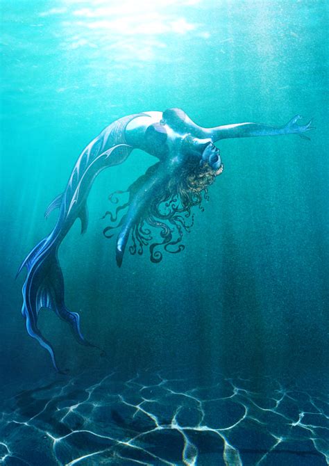 Mermaid Underwater By Joncambeul On Deviantart