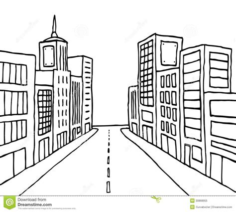 cityscape coloring page coloring pages