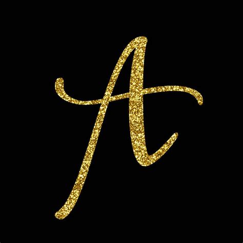 Gold Letters Gold Glitter Alphabet Gold Alphabet Wedding Clipart
