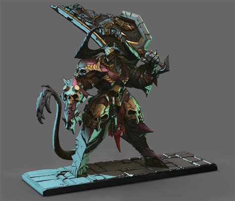 Artstation Rangoth Demon King Kolby Jukes Fantasy Concept Art