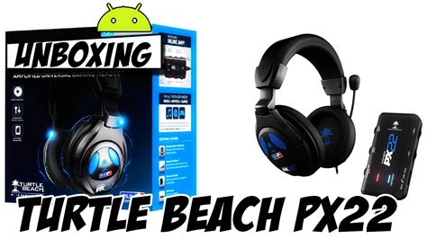 UNBOXING HEADSET TURTLE BEACH PX 22 YouTube