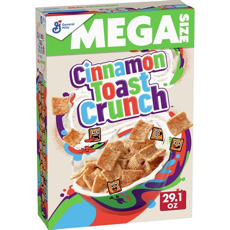 Original Cinnamon Toast Crunch Breakfast Cereal 29 1 OZ Mega Size Box