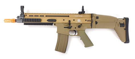 Airsoft guns were created with realistic looking weapons in mind so that players could participate in military or police scenarios without risk of getting seriously injured. FN SCAR-L Metal AEG Rifle - Tan - Airsoft Gun - Airsoft Atlanta