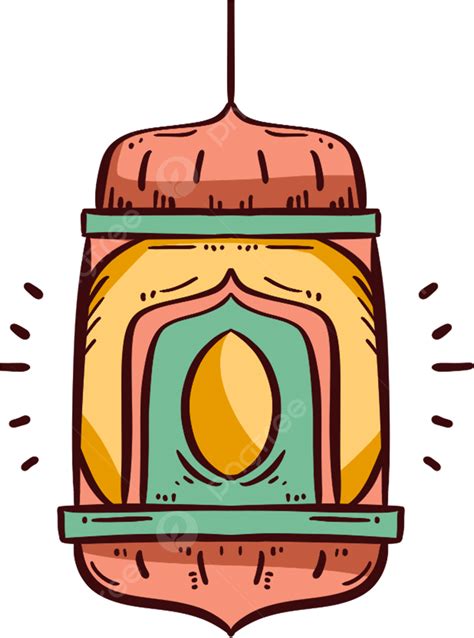 글로우 컬러 랜턴 만화 일러스트 수채화 이슬람교 Ramadan 장식 패턴 제전 라마단 Png 일러스트 및 Psd 이미지