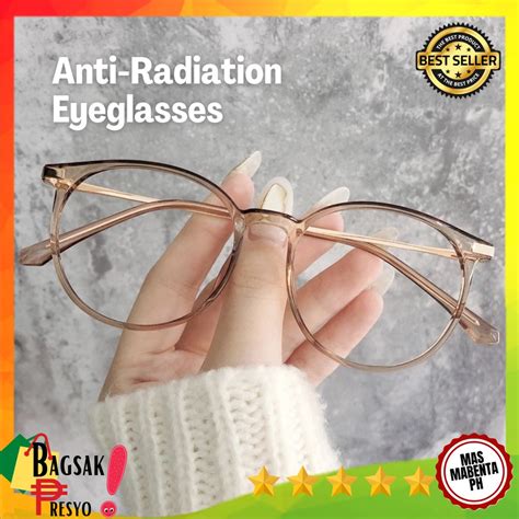 anti radiation eyeglasses for men and women korean design retro style anti radiation