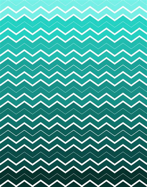 Turquoise Chevron Desktop Wallpaper
