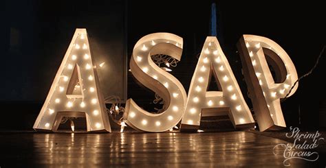 To get your brand or business noticed, choose from the largest selection of custom illuminated and lighted sign letters and logo options in the industry. Lighted Marquee Letter Tutorial