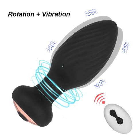 Automatic Rotating Vibrator For Women Clit Nipple Vaginal Ball Anal Plug Men Gay Butt Dilator