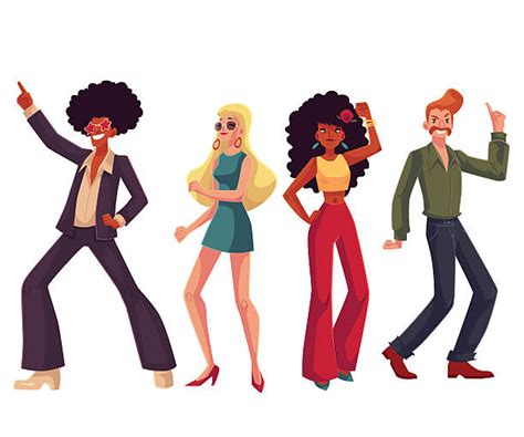 70s Disco Cartoons Clip Art Vector Images And Illustrations Istock