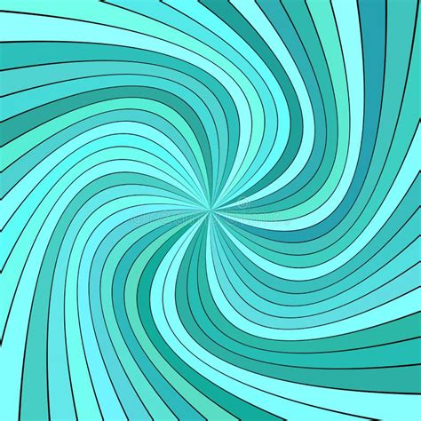 Abstract Psychedelic Spiral Ray Stripe Background Graphic Stock Vector