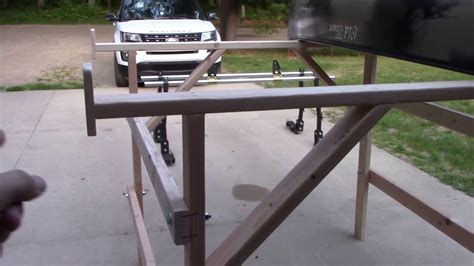 Homemade Take Down Canoegear Truck Rack Youtube