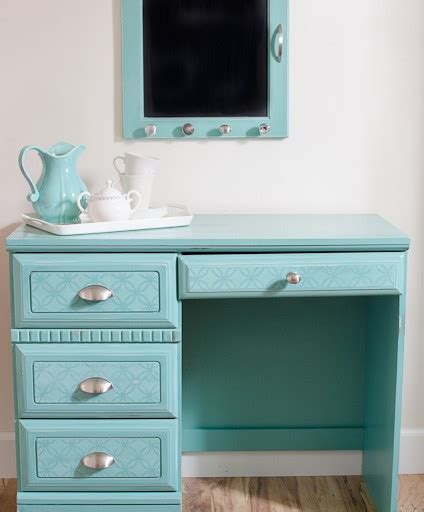 Turquoise Desk Start At Home Decor