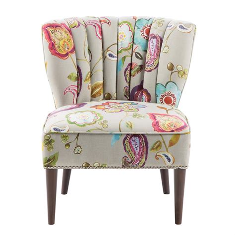 Abby Multi Color Wingback Slipper Accent Chair 82w60 Lamps Plus