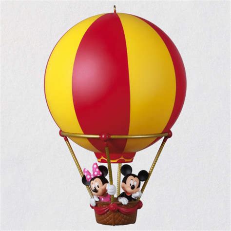 Disney Mickey And Minnie High Flying Friends Hot Air Balloon Orn